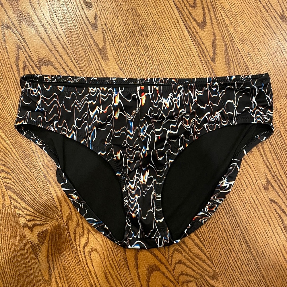 Oiselle Tidal Bikini Bottom, Medium